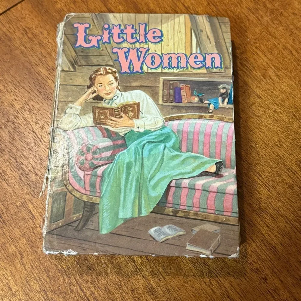 Vintage 1955 edition of Little Women by Louisa May Alcott
